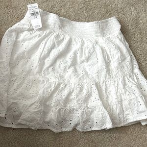 white skirt american eagle